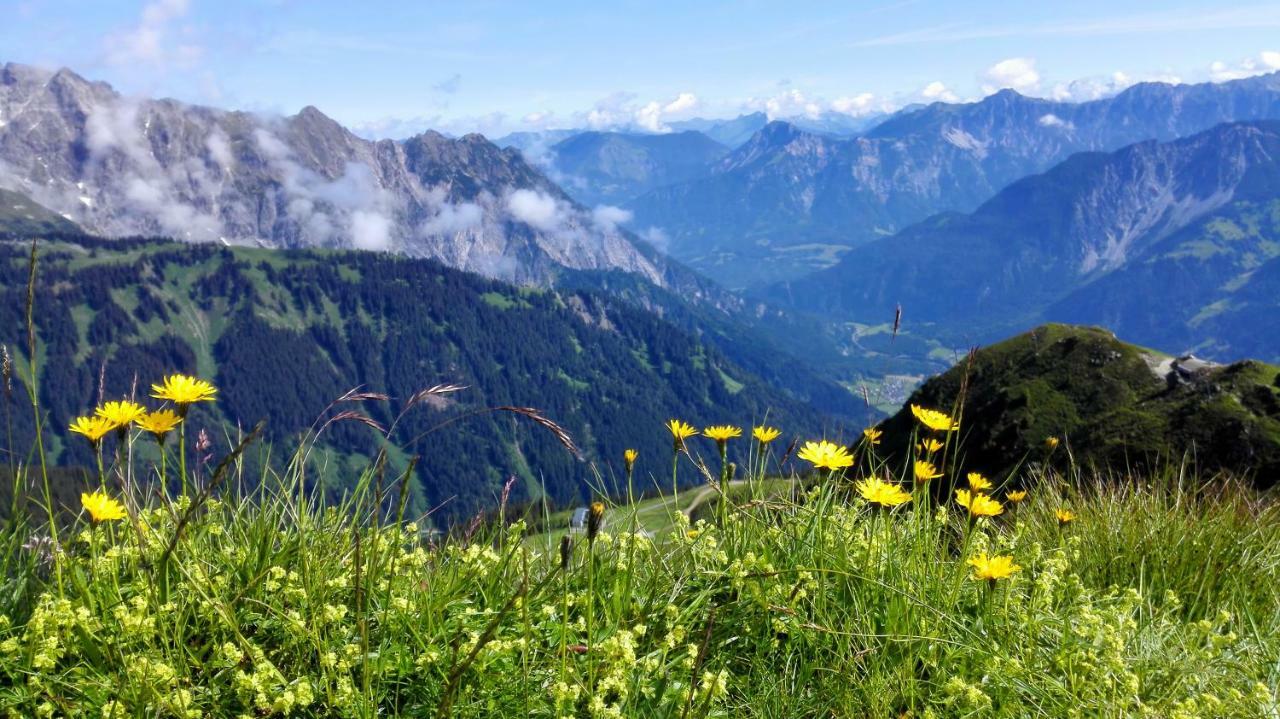 Haus Karin Bed & Breakfast Sankt Gallenkirch Eksteriør bilde